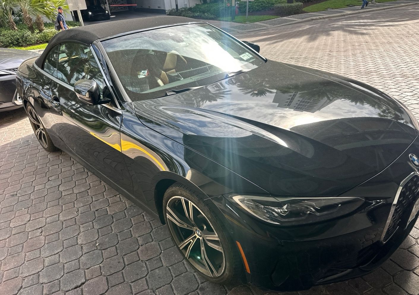 BMW 4 Series convertible shipped enclosed to Bal Harbour, FL